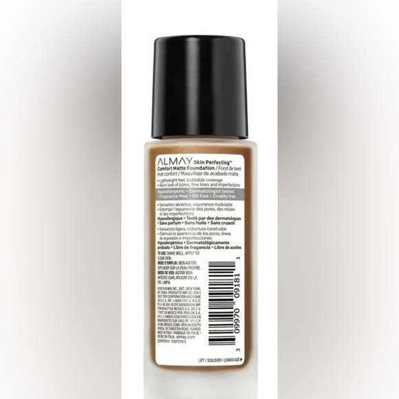 5/$25 ALMAY Skin Perfecting Comfort Matte Foundation •240 Warm Almond - Picture 5 of 14
